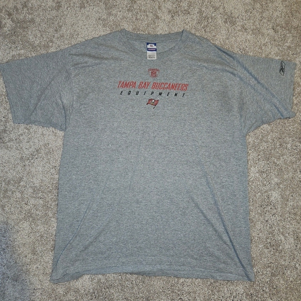 Reebok Gray Tampa Bay Buccaneers Tee